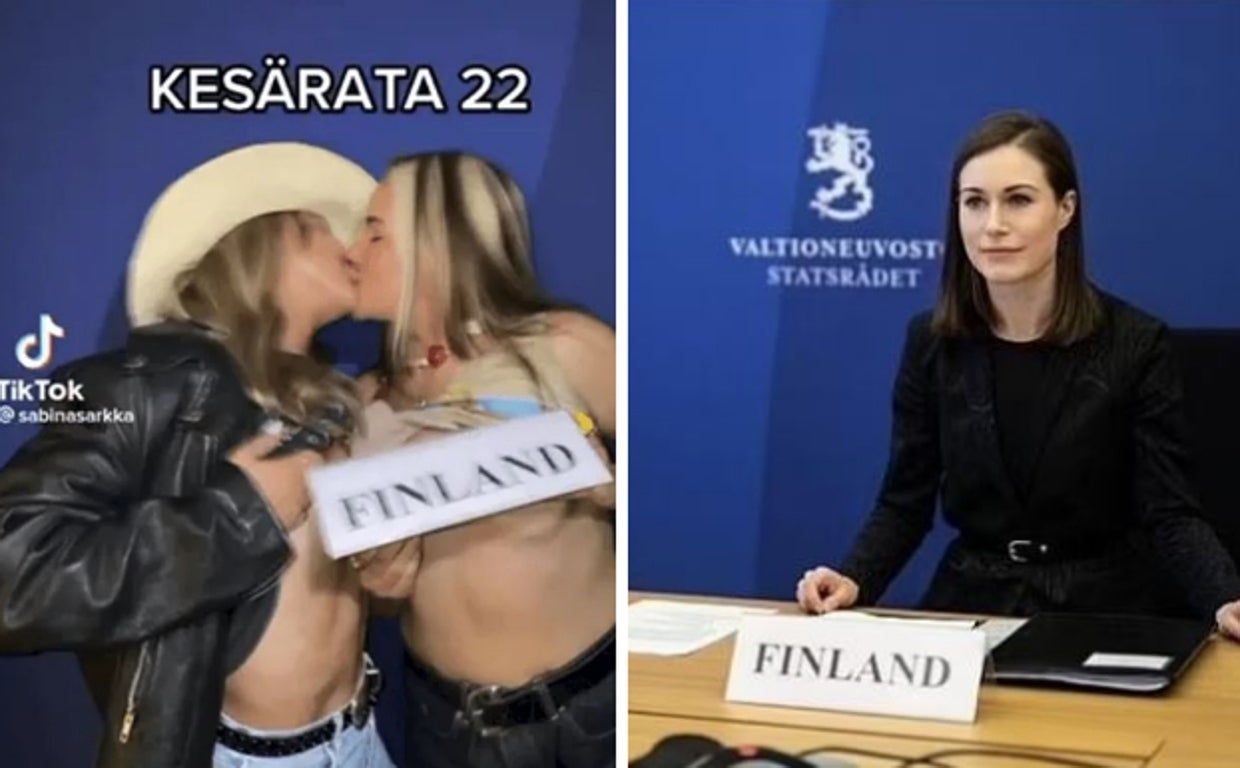 Una nueva polémica salpica a Sanna Marin: sale a la luz una imagen de dos &#039;influencers&#039; en &#039;topless&#039; en la residencia oficial