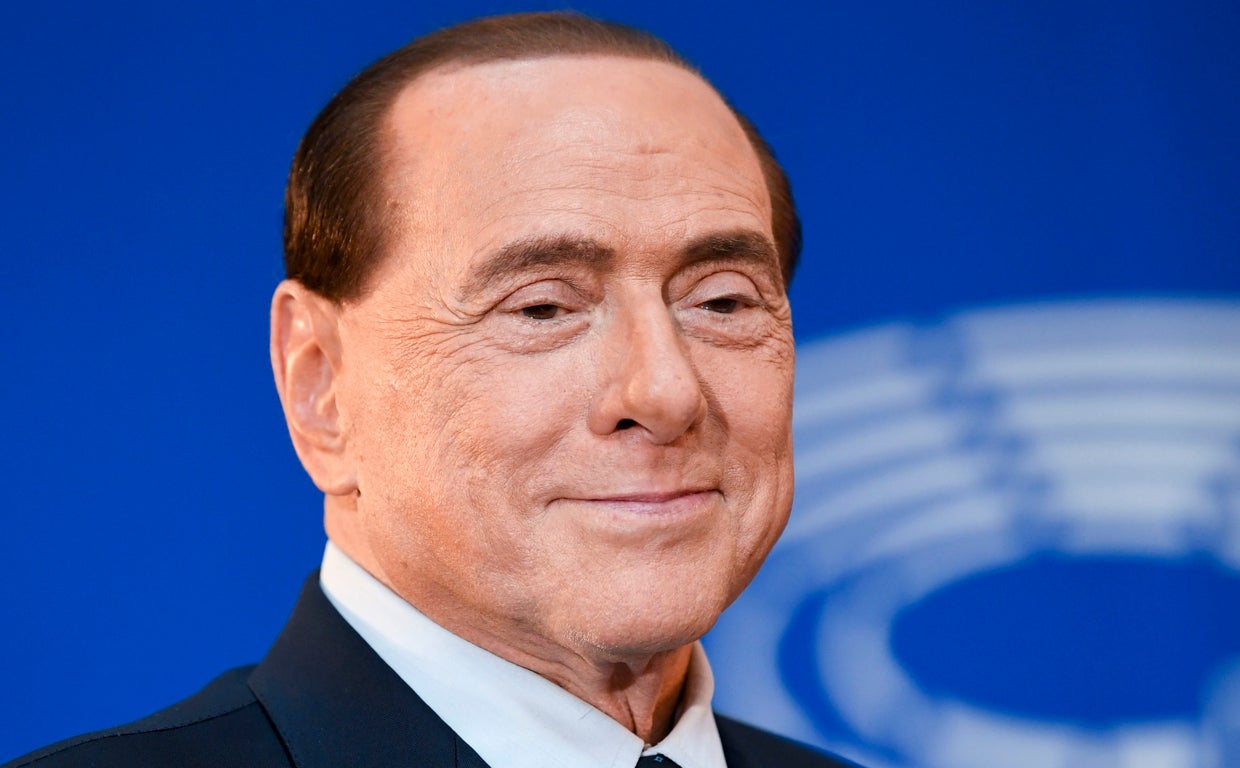 El ex primer ministro italiano Silvio Berlusconi