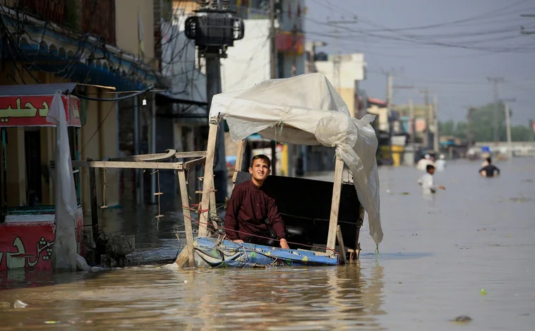 Un tercio de Pakistán «está bajo el agua»