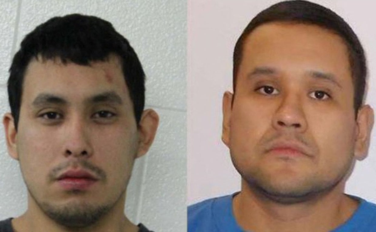 Los dos sospechosos que busca la Policía, Damien y Myles Sanderson