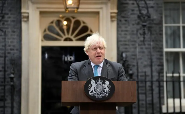 Boris Johnson dice adiós a Downing Street: «Es una carrera de relevos en la que se cambiaron las reglas a la mitad»