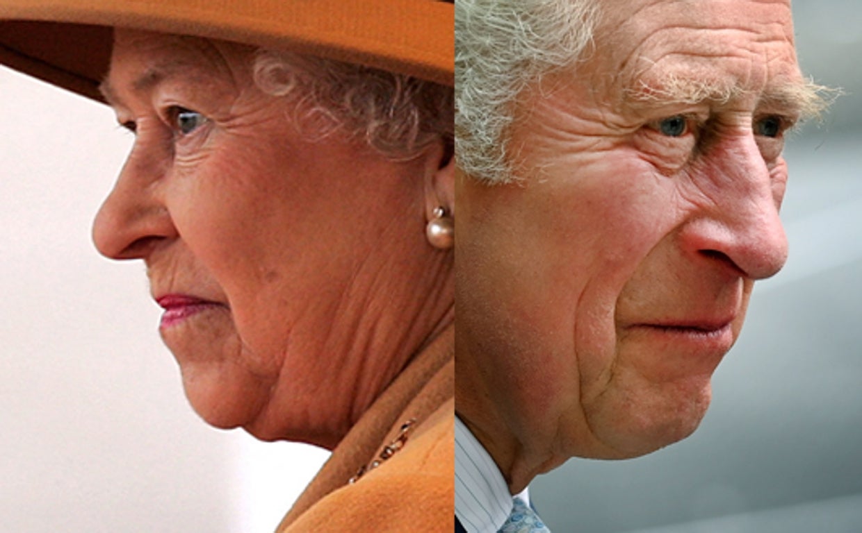 La Reina Isabel II y el Rey Carlos III