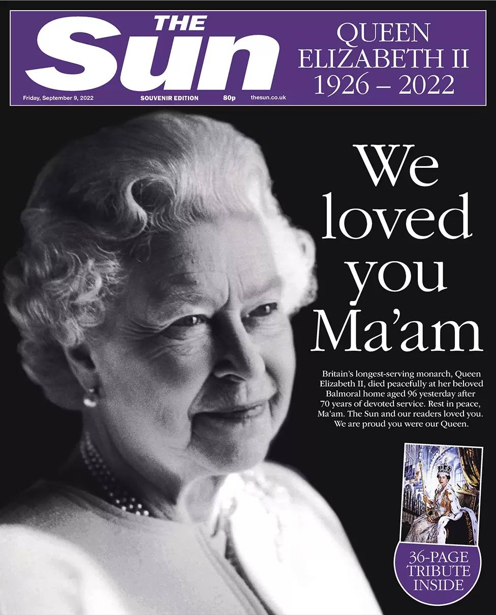 «The Sun y nuestros lectores te amaban. Estamos orgullosos de que fueras nuestra Reina».