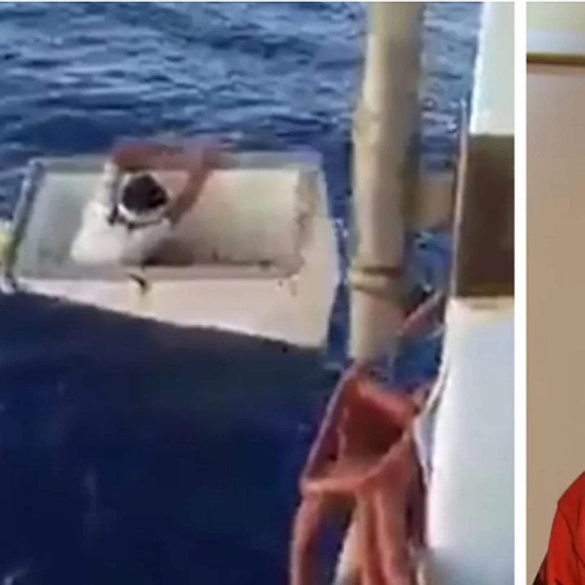 El hombre que ha sobrevivido 11 días flotando en el océano en un congelador tras un naufragio: «Fue un milagro»