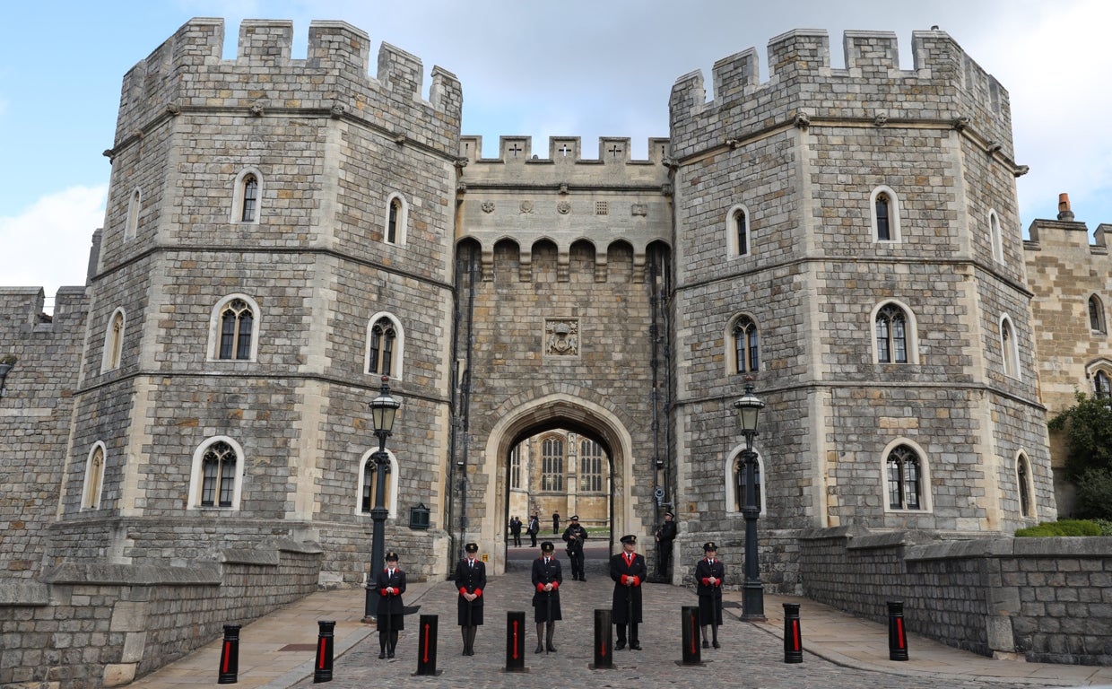 Guardia real a las puertas del Castillo de Windsor