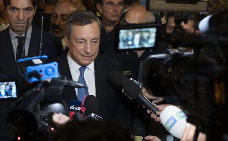 Draghi ataca a Meloni, Salvini y Conte: «La democracia italiana es más fuerte que los títeres a sueldo de los enemigos»