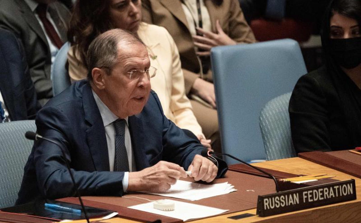 El ministro de Exteriores ruso, Serguei Lavrov