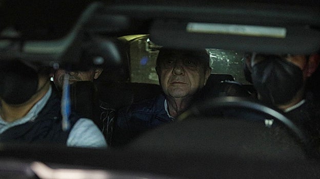 El exprocurador general de la República, Murillo Karam, tras ser detenido el pasado mes de agosto