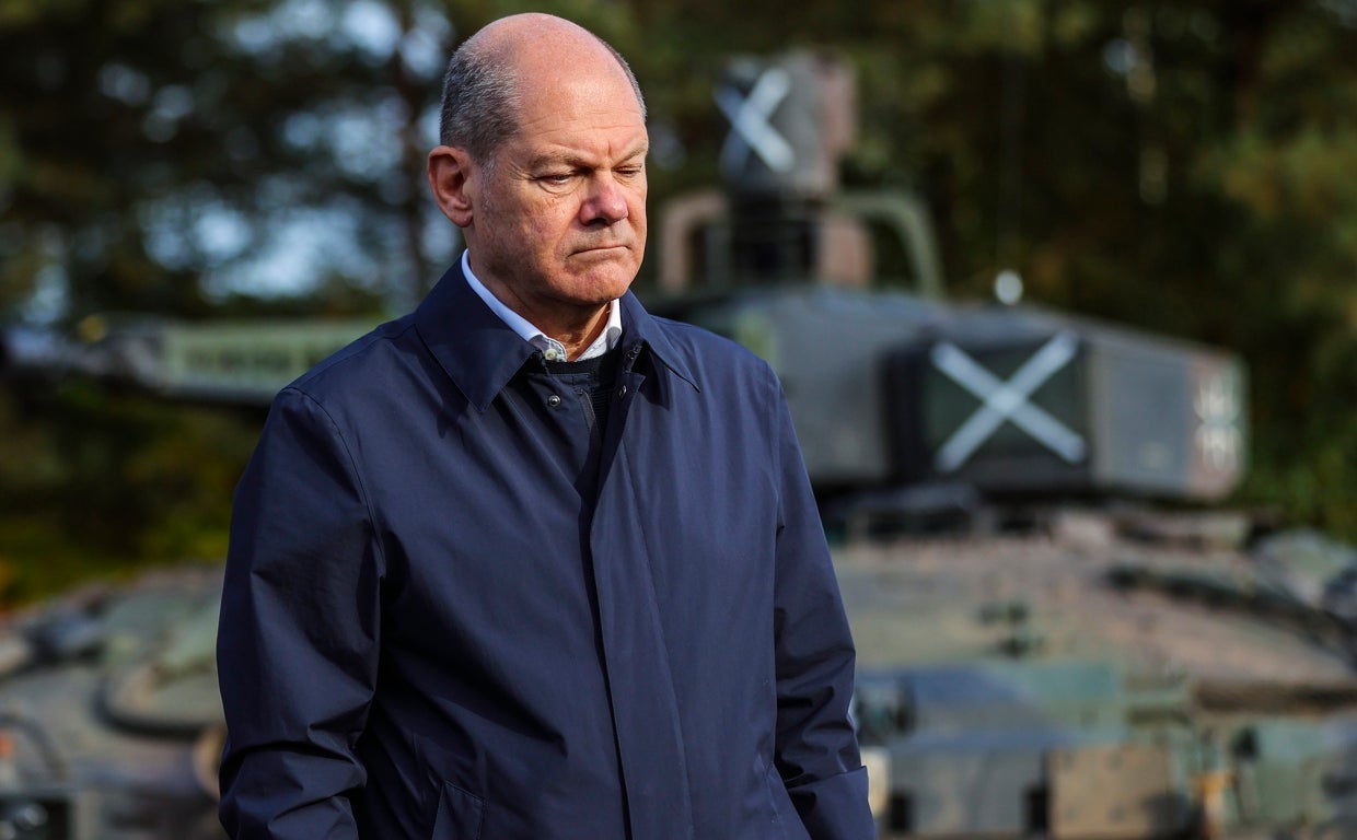 El canciller alemán, Olaf Scholz