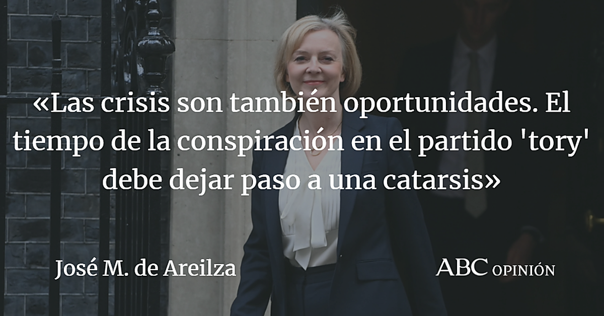 La ex primera ministra británica Liz Truss
