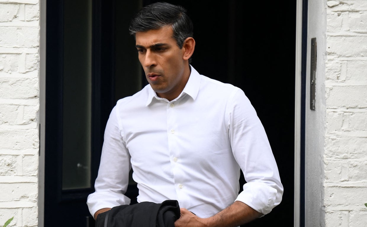 El exministro de Finanzas Rishi Sunak