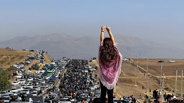 Manifestaciones en Saqez