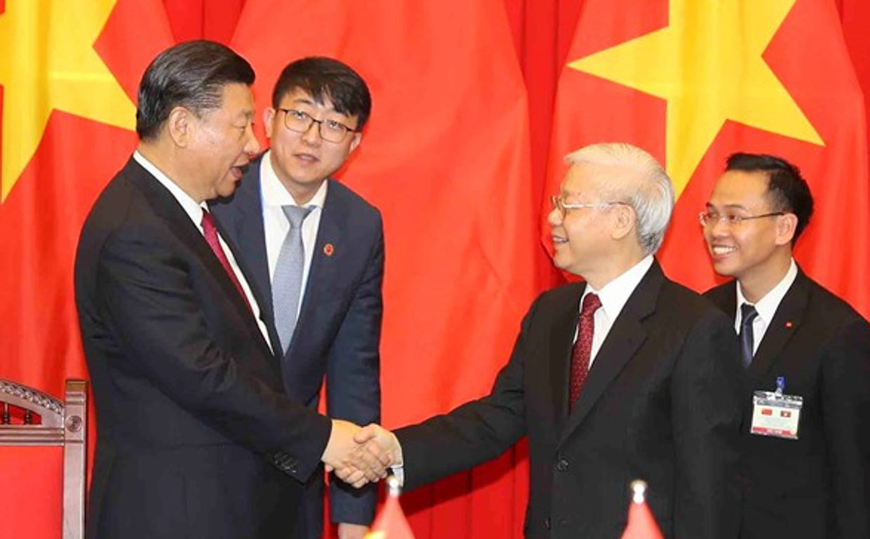 Xi Jinping y Nguyen Phu Trong en una imagen de archivo