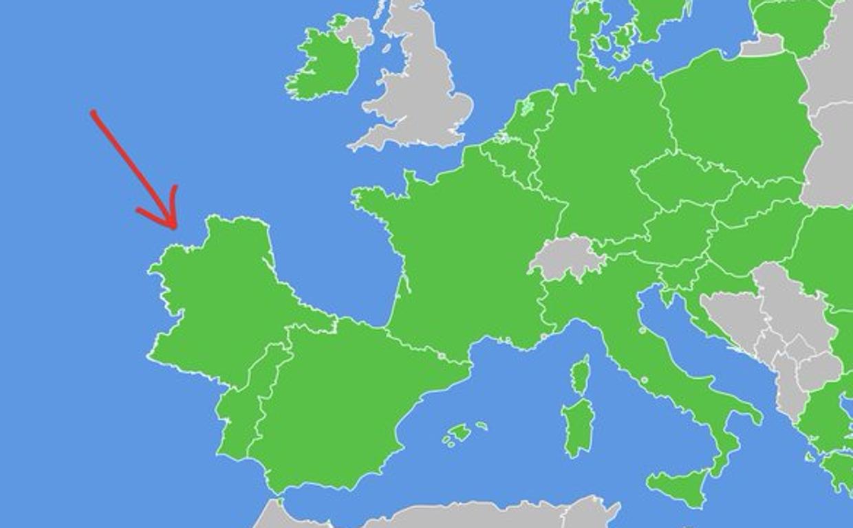 Listenbourg, junto a la Península Ibérica