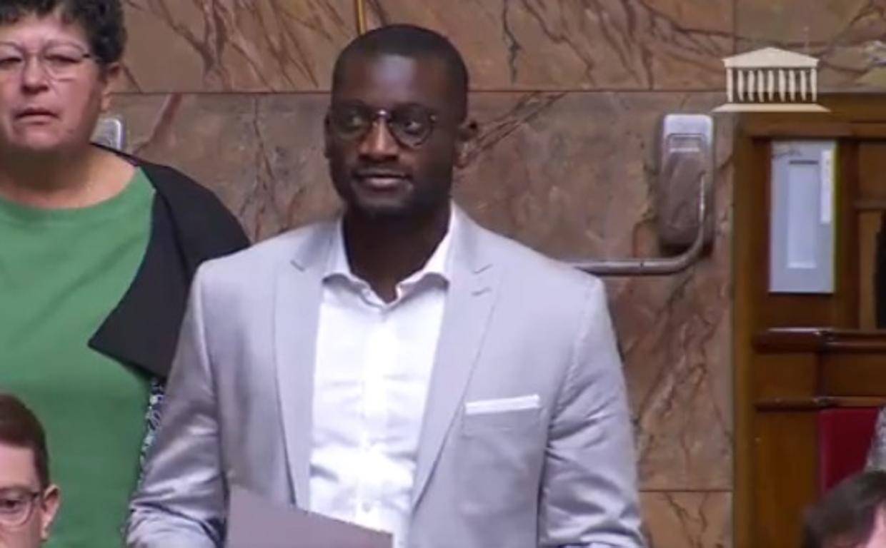 Carlos Martens Bilongo, diputado de 'La Francia Insumisa'