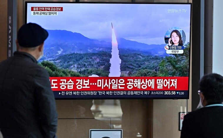 Corea del Norte lanza cuatro misiles balísticos de corto alcance
