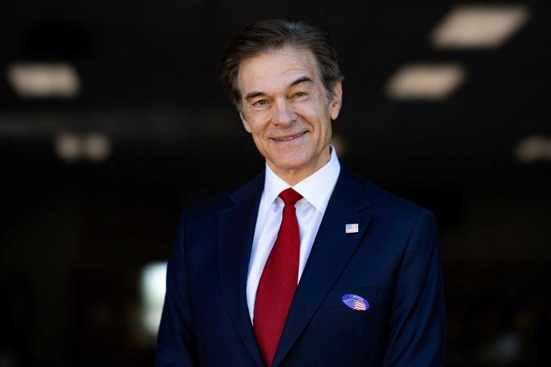 Mehmet Oz, candidato republicano al Senado por Pensilvania