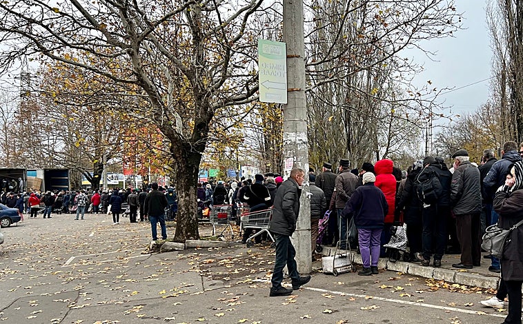 Imagen principal - «Moscú usa el agua como arma de guerra»