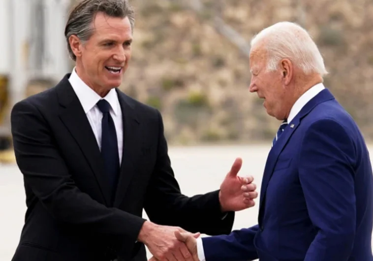 El gobernador de California ya aspira a suceder a Biden