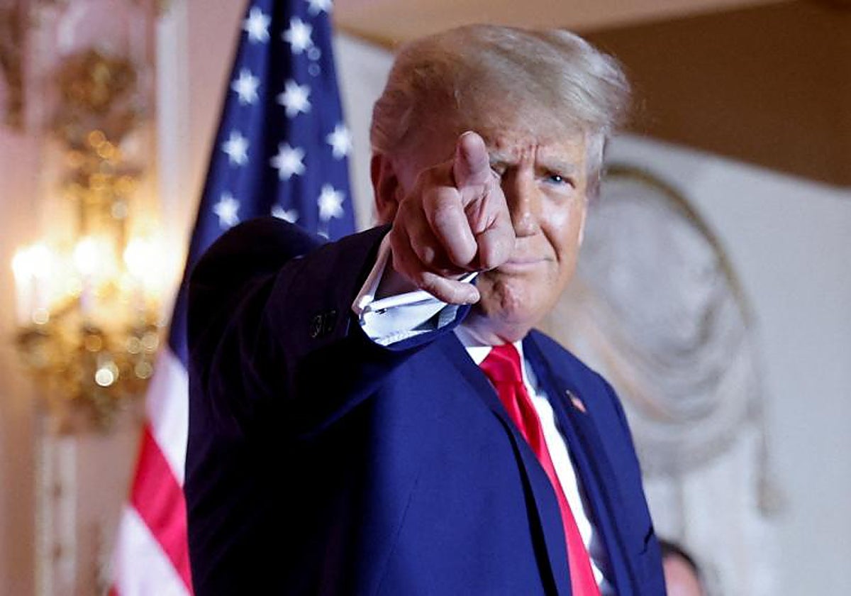 El ex presidente, el día que anunció su reelección