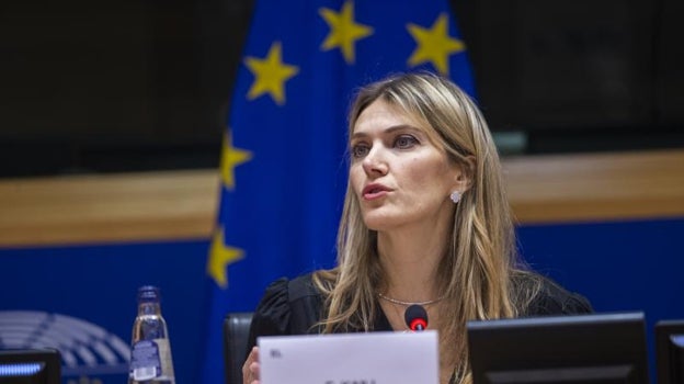 La eurodiputada y principal acusada Eva Kaili