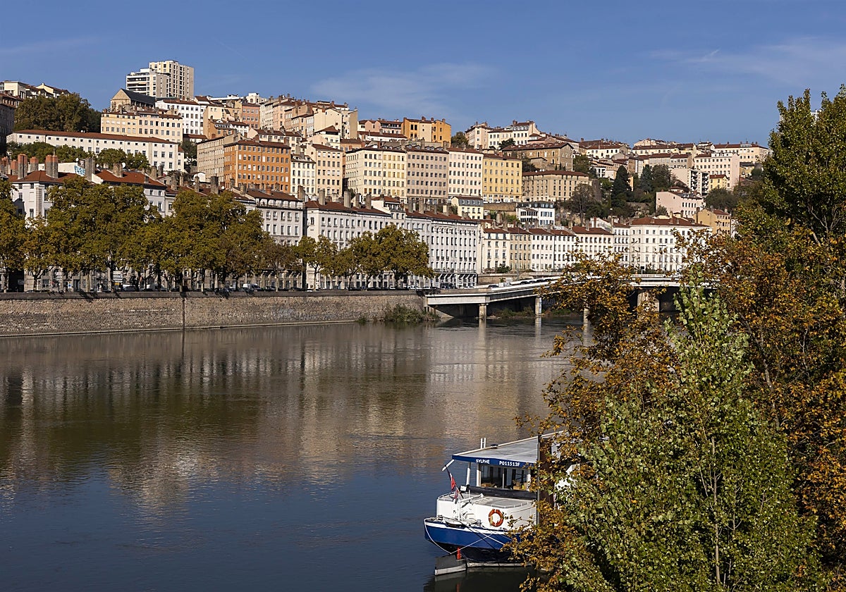 Imagen del Río Ródano, en Francia.