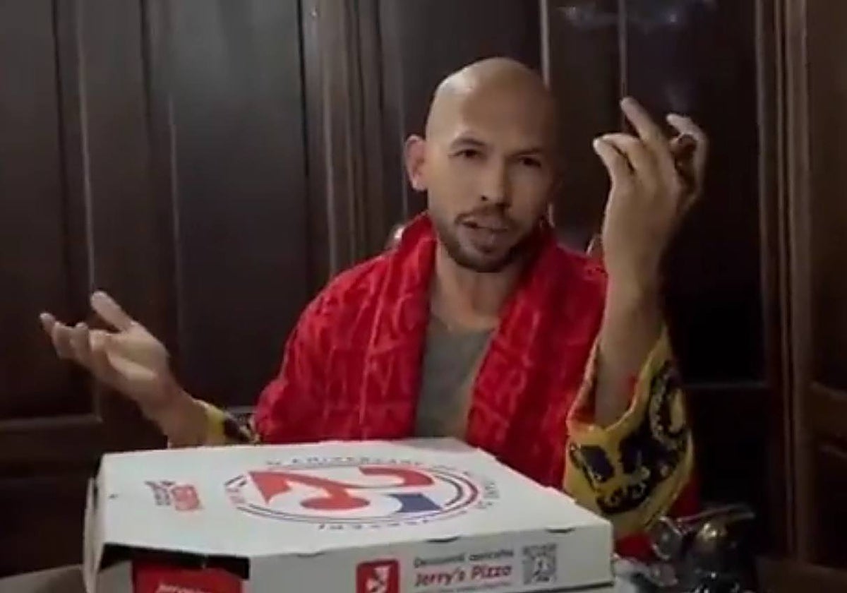 Andrew Tate, en el vídeo que ha acabado con su detención