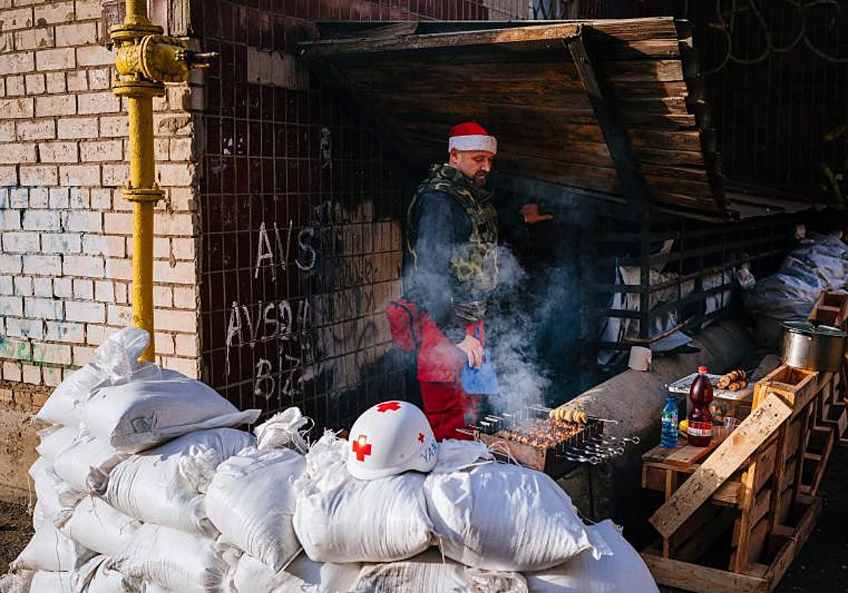 Voluntarios de la Cruz Roja en Jersón