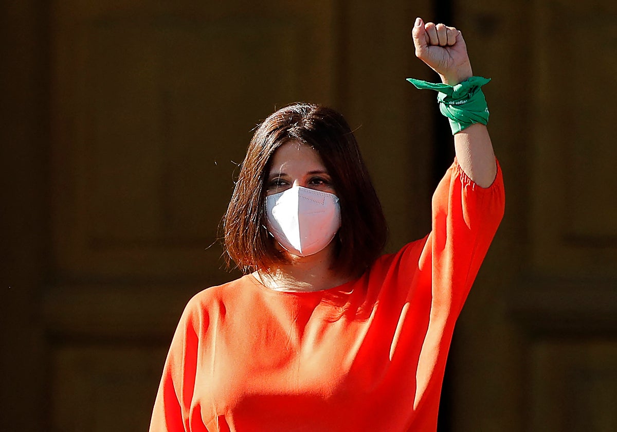 La ya exministra de Justica chilena, Marcela Ríos