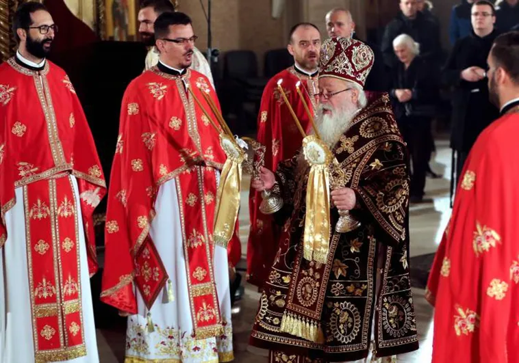 Ceremonies of the Orthodox Church in Bosnia on January 7