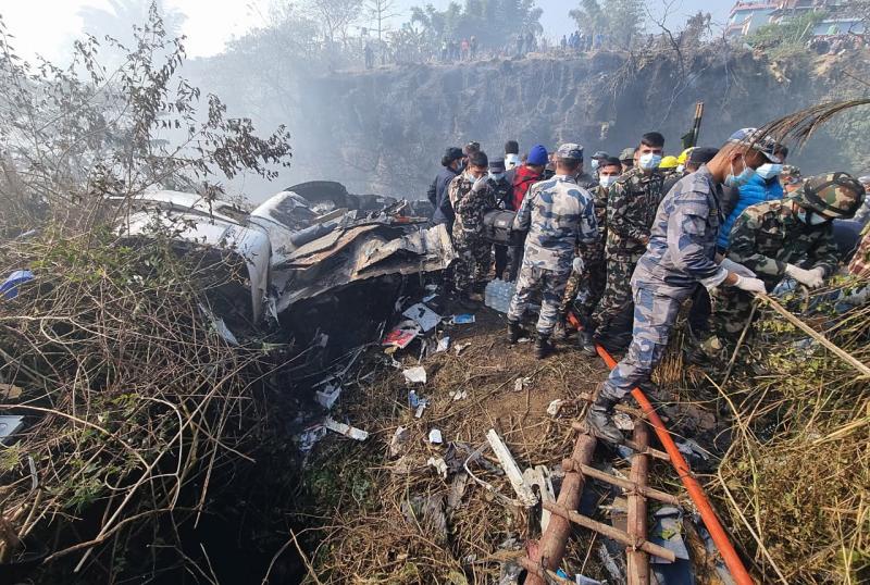 La tragedia aérea de Nepal, en imágenes