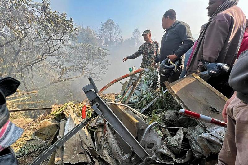 La tragedia aérea de Nepal, en imágenes
