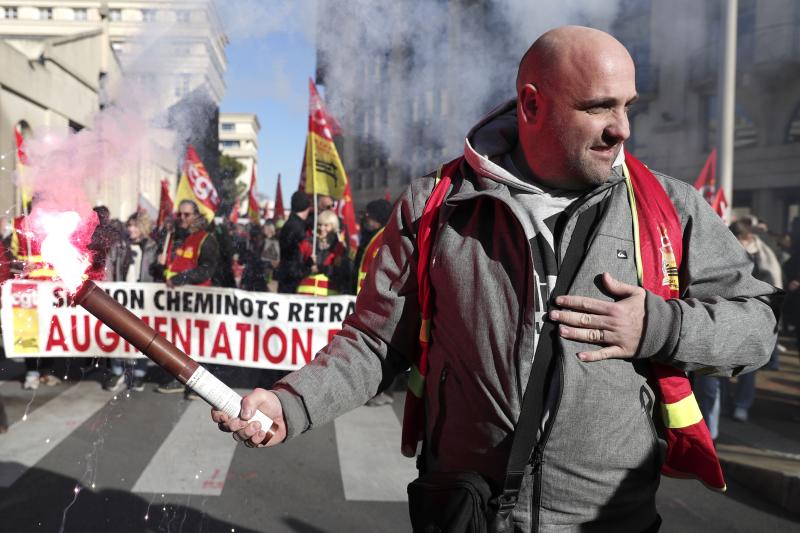 La movilización francesa contra la reforma de las pensiones, en imágenes