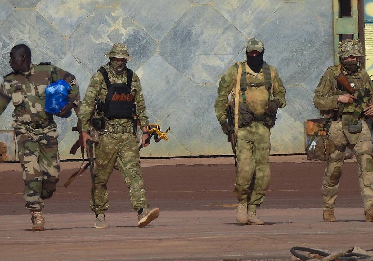 Mercenarios rusos en Mali, donde también se ha desplegado el grupo Wagner