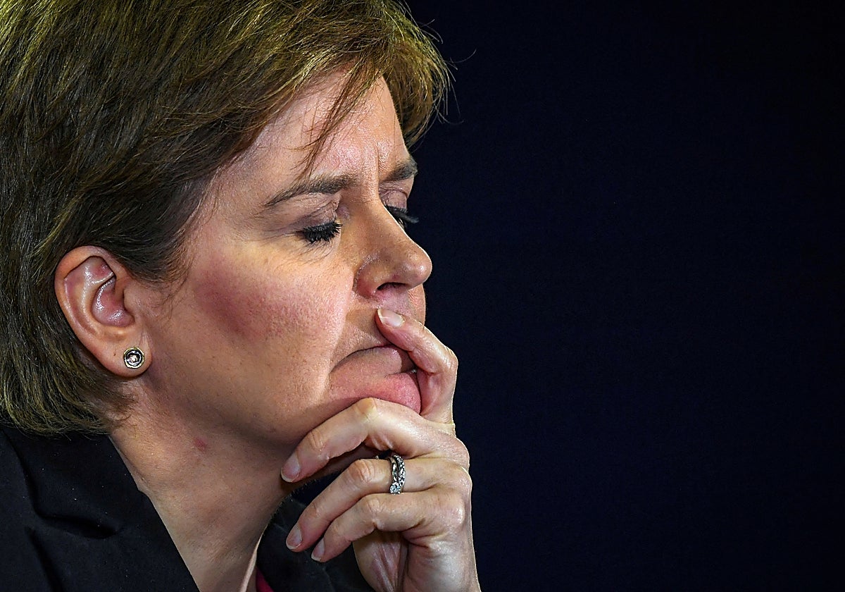La ministra principal de Escocia Nicola Sturgeon