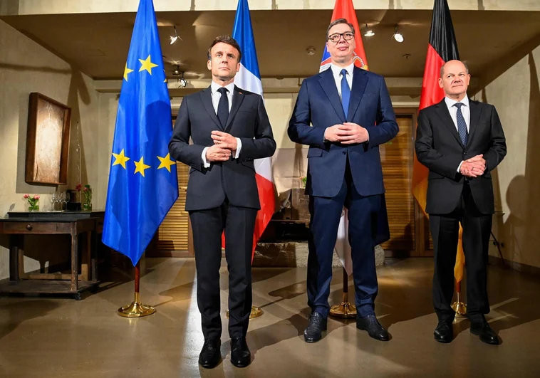 Macron y Scholz elevan su compromiso contra Putin: «La hora de la diplomacia no ha llegado»
