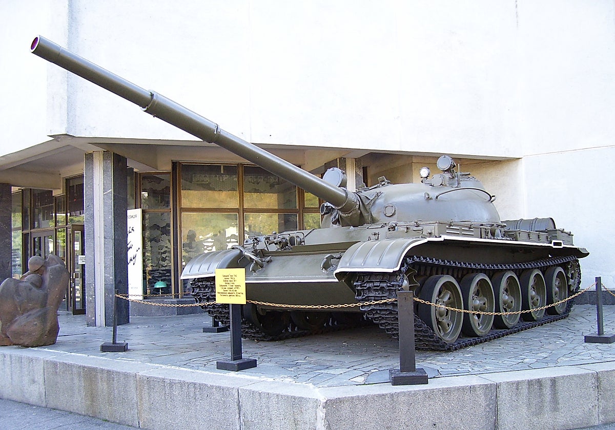Un tanque T-62 de 1962 en el Museo de la Gran Guerra Vitchizniana, en Kiev