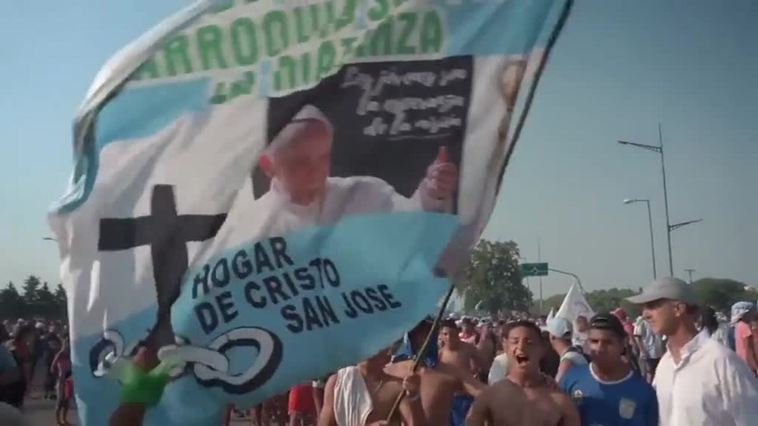 Argentina celebra en las calles una década del nombramiento de Jorge Bergoglio como papa