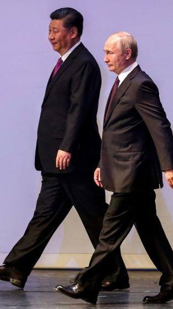 Imagen de Xi Jinping y Vladímir Putin en uno de sus últimos encuentros