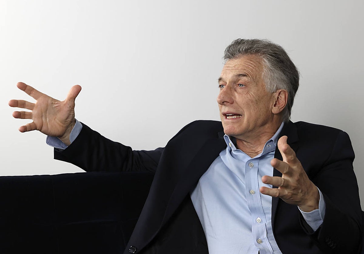El expresidente de Argentina Mauricio Macri