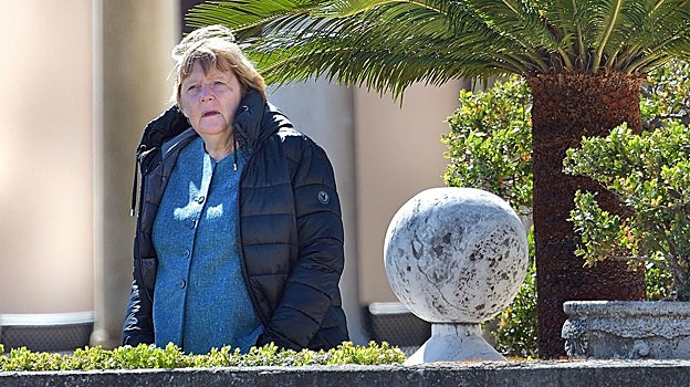 La excanciller el año pasado en un viaje en Roma