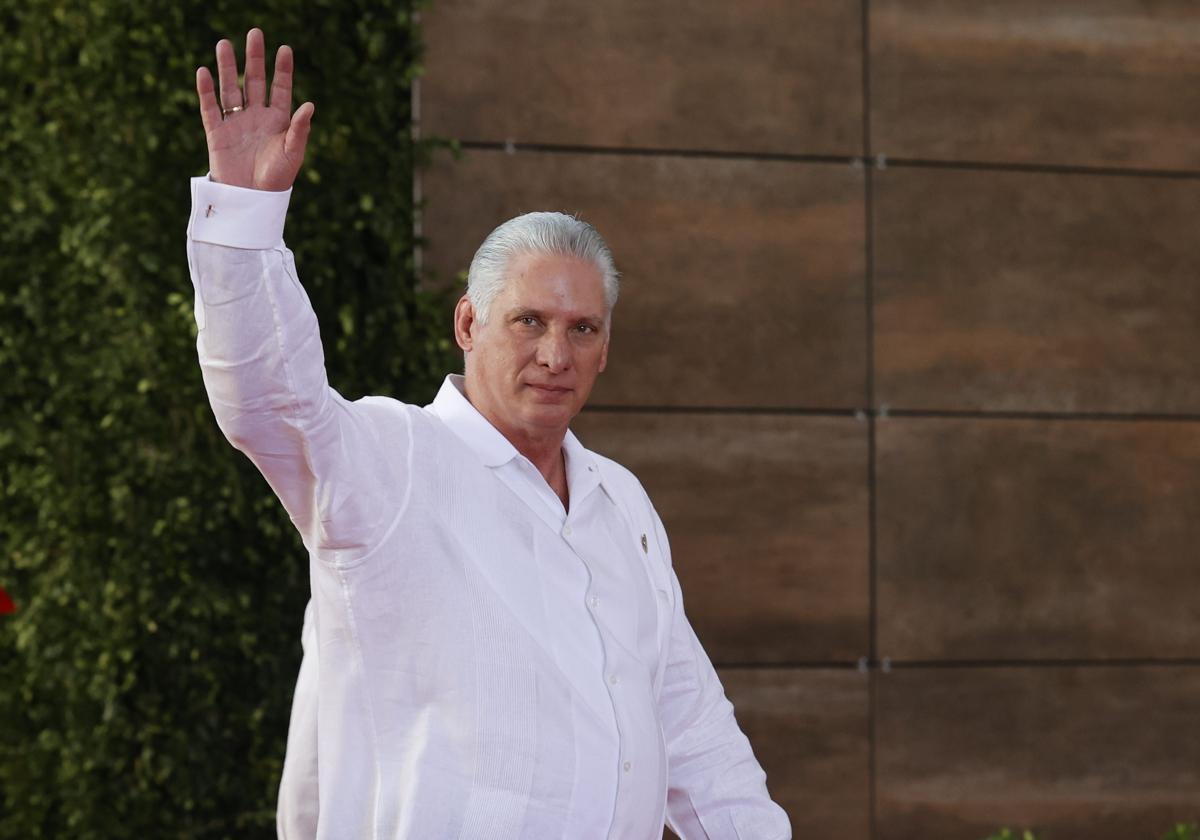 El presidente cubano, Miguel Díaz-Canel, en una foto de archivo