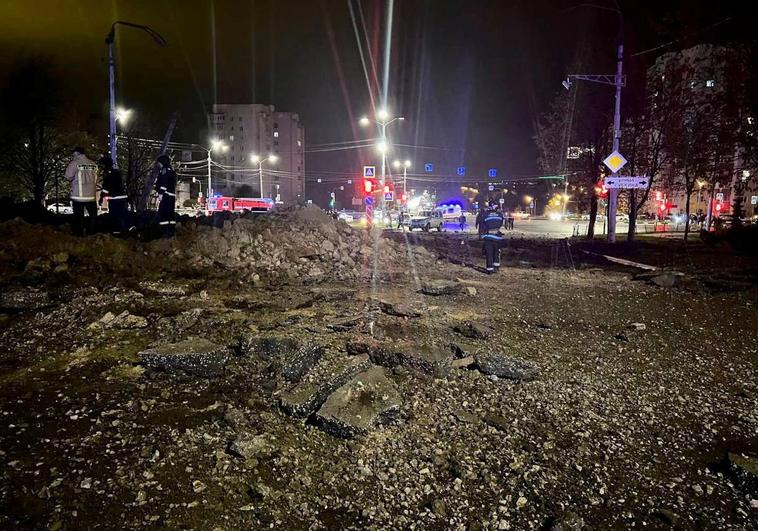 Un avión ruso suelta una bomba sobre su propio territorio y causa daños en Bélgorod