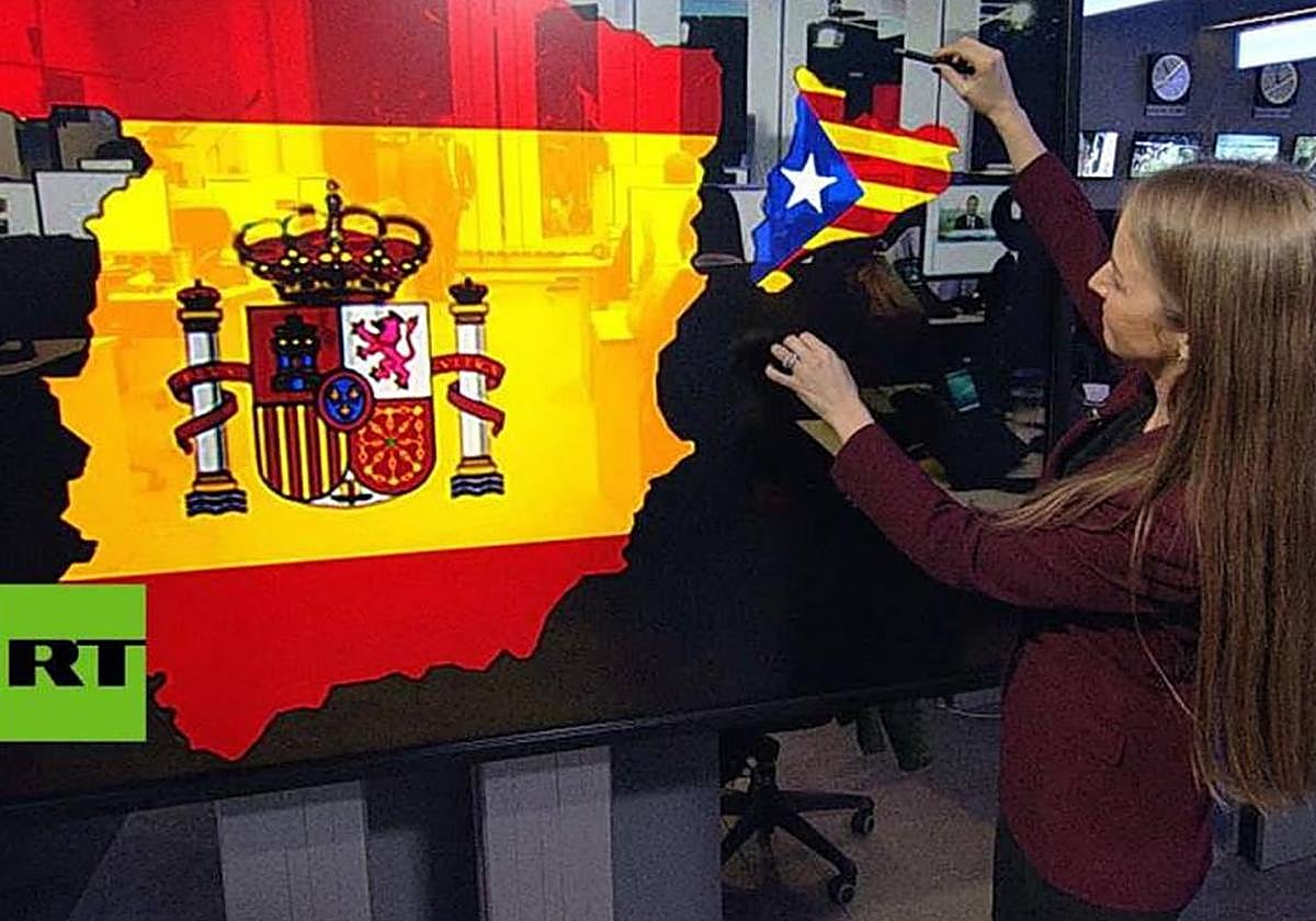 Inna Afinogenova, en una imagen del canal RT