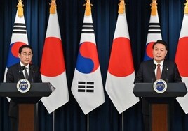 Japón y Corea del Sur encauzan su relación ante la hostilidad global