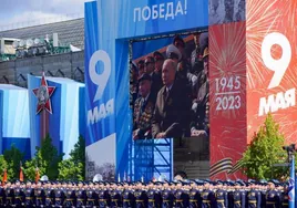Putin denuncia en el desfile de la Victoria que contra Rusia «se ha desatado de nuevo una auténtica guerra»