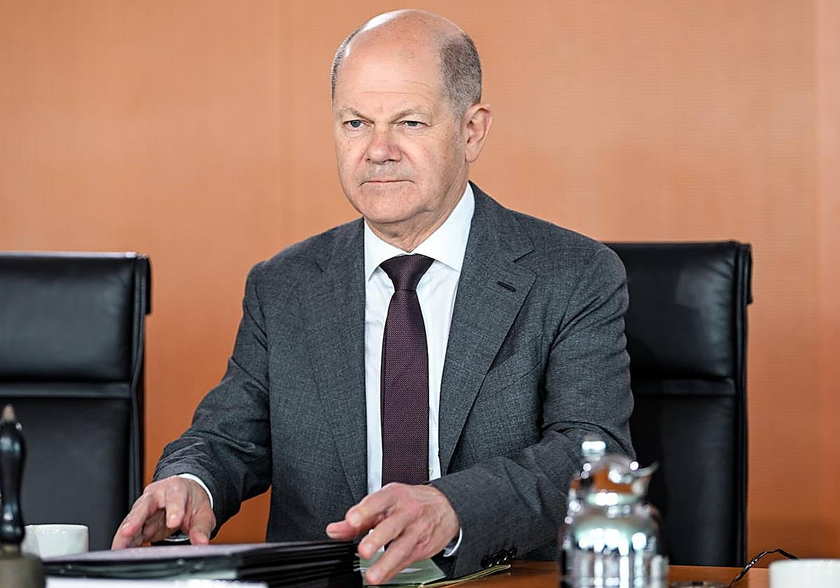 El canciller alemán Olaf Scholz