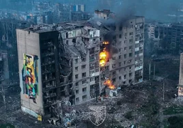 Bajmut: Las imágenes de la destrucción de la ciudad clave para Rusia