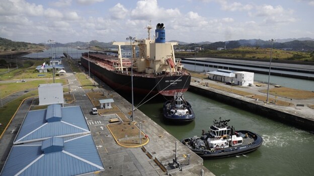 The Panama Canal, victim of a severe drought