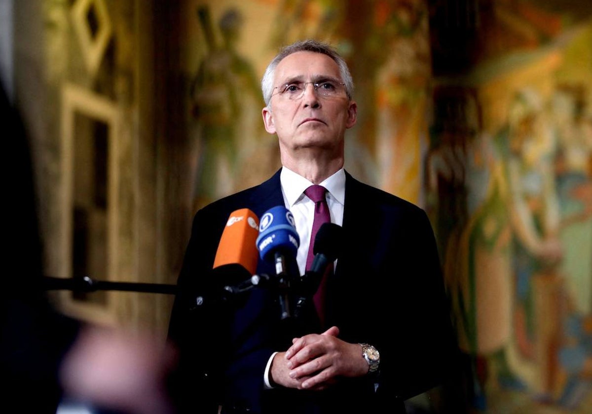 El secretario general de la OTAN, Jens Stoltenberg, atiende a la prensa en Noruega